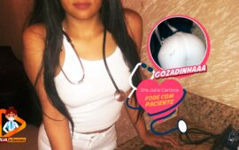 Dra Julia Fode com Paciente