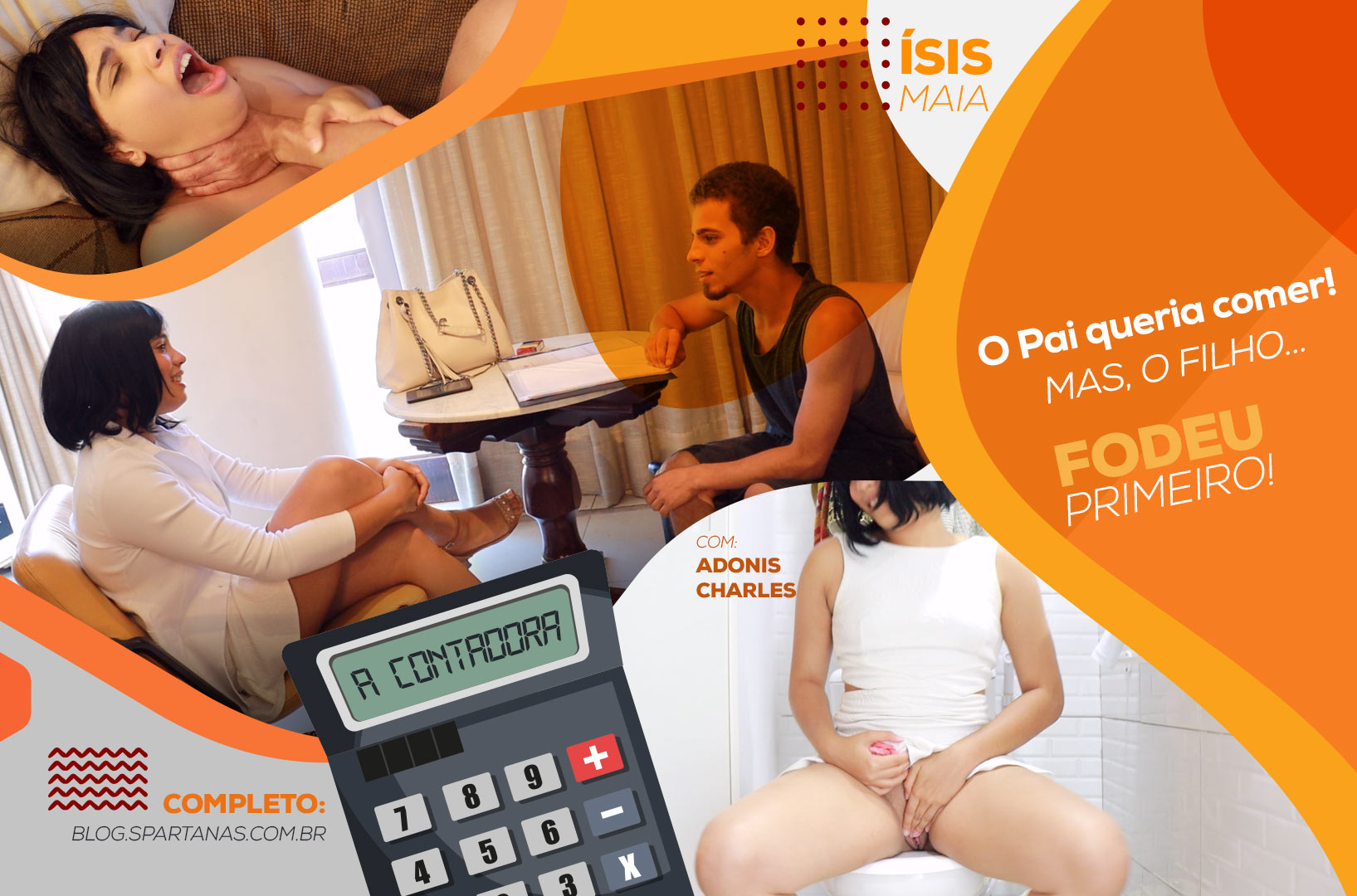 Adonis e Ísis Maia em A Contadora - Spartanas Produtora