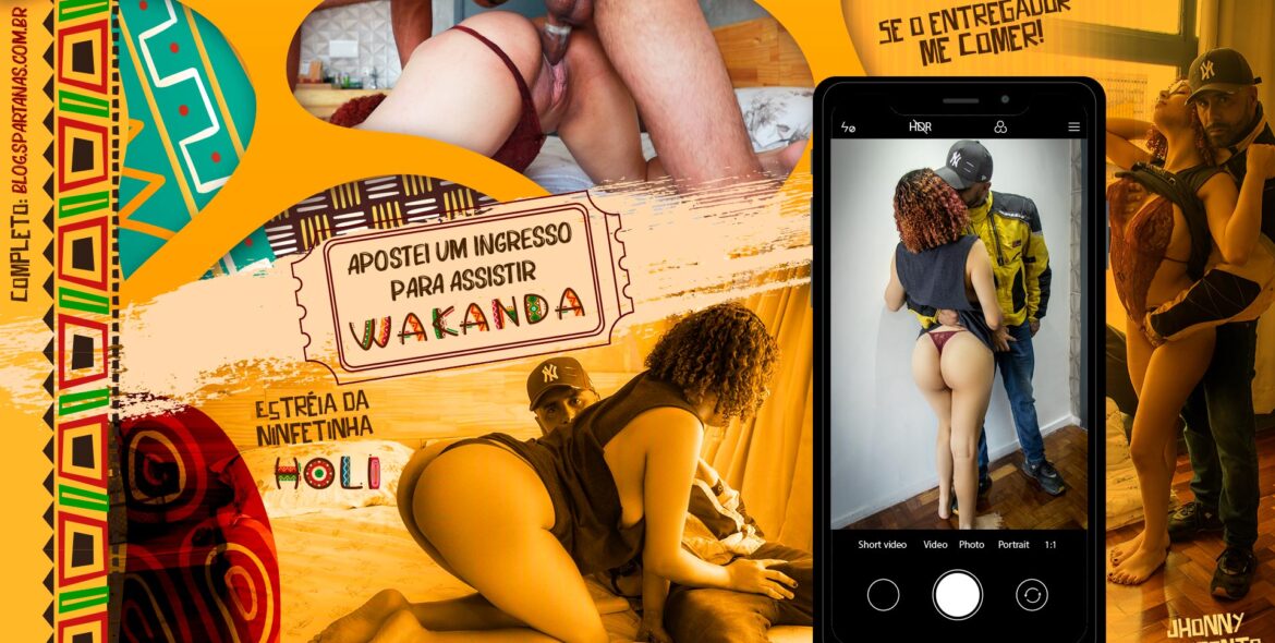 Novinha Apostou um Ingresso pra Assistir Wakanda