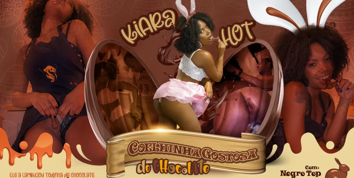 Coelhinha Chocolate Gostosa